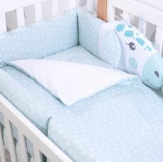 Дитячий постільний комплект Veres Love is mint 6 одиниць